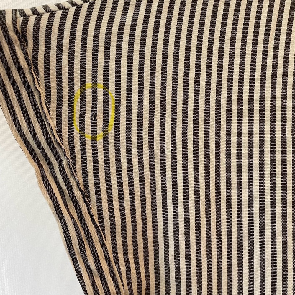 Carly Jean Los Angeles CJLA Grey Striped Brighton Jumpsuit Small - Picture 15 of 15